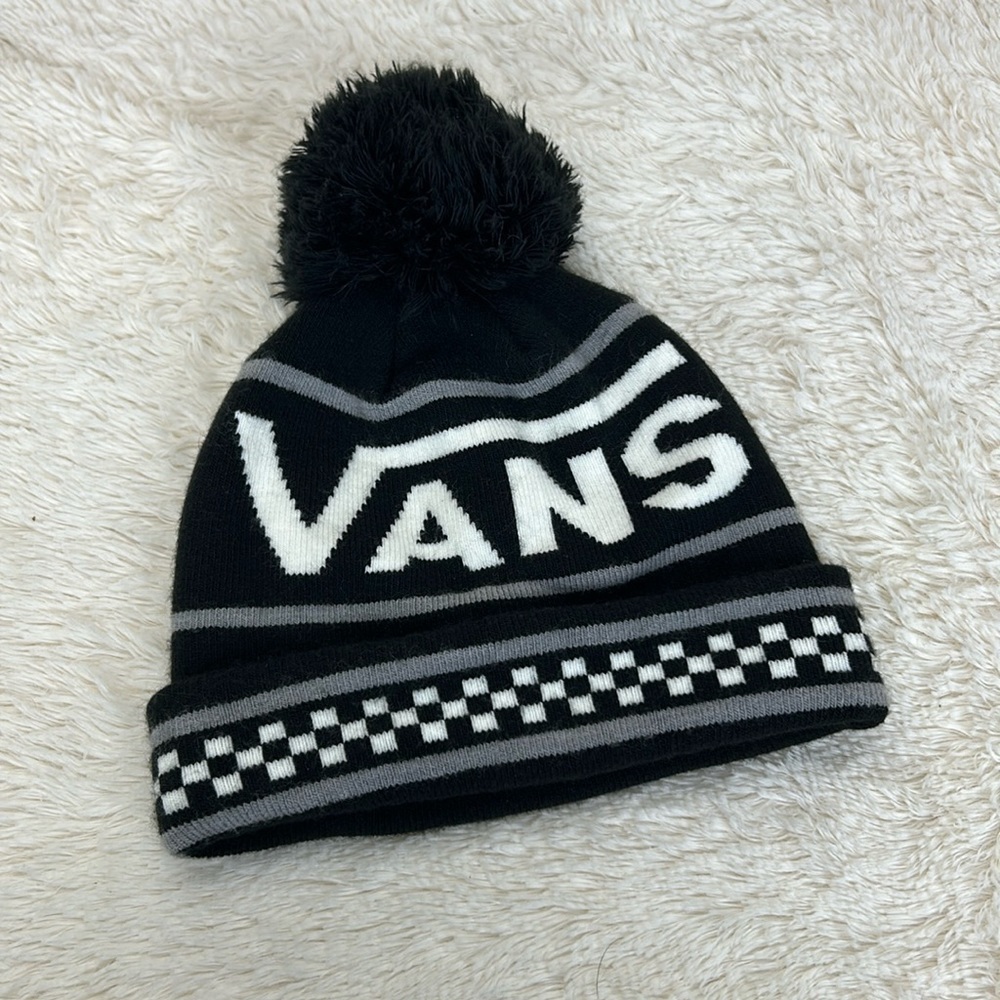 Vans Pep Rally II black and white beanie